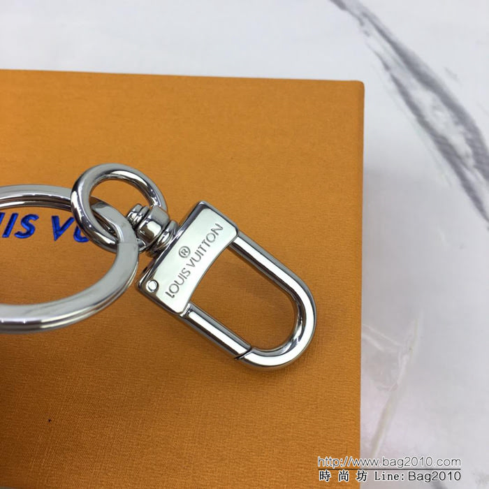 路易威登LV 頂級原單 M62883藍色 MR LOUIS 包飾 鑰匙扣 金屬端頭刻有LV字母  ydh1035